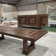 Double Pedestal Parquetry Table gallery detail image