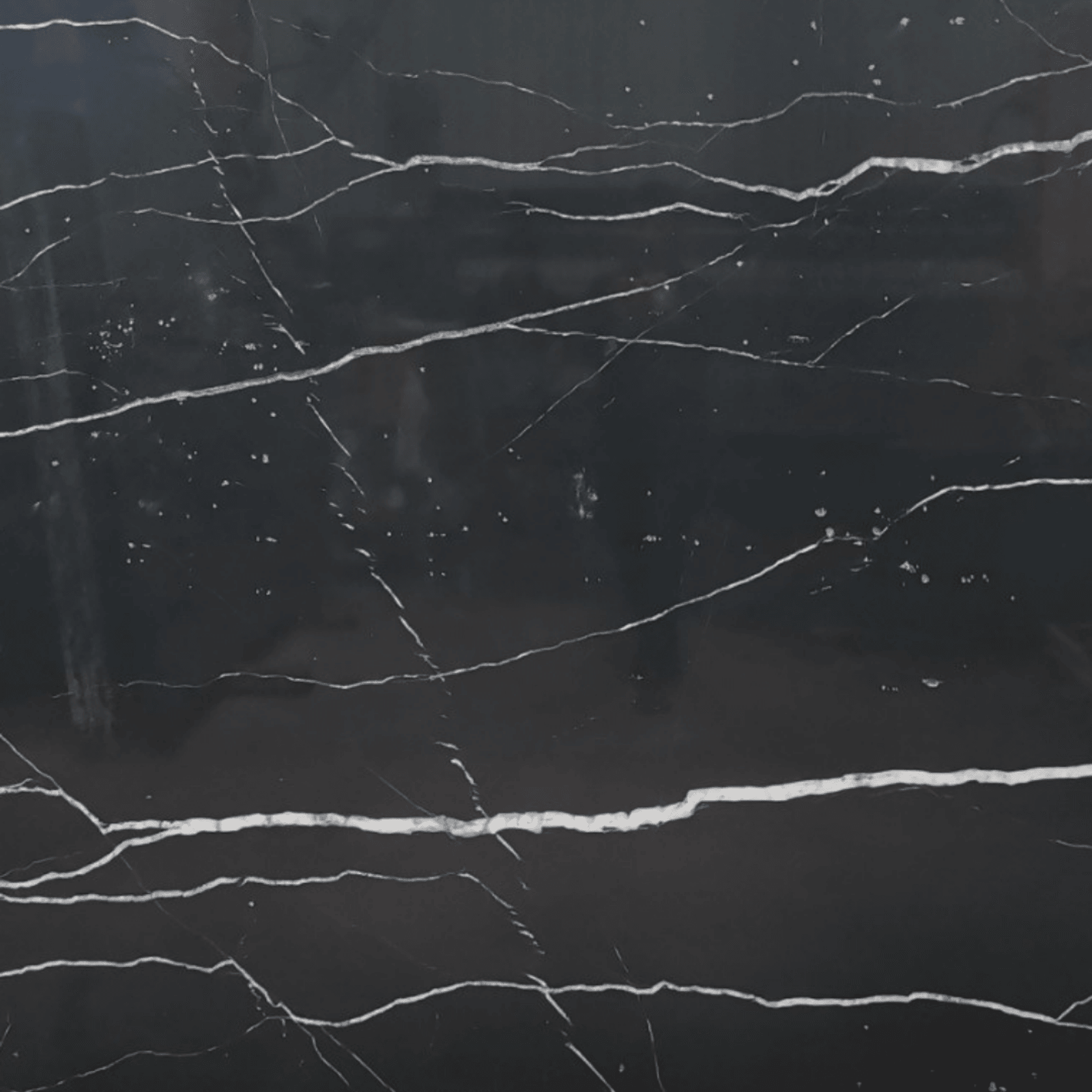 Oval Dining Table - Noir Marquina gallery detail image