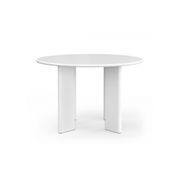 Omni Chunky 120cm Round Dining Table | Matte White gallery detail image