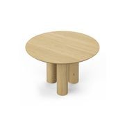 Pila 120cm Round Oak Dining Table | Natural gallery detail image