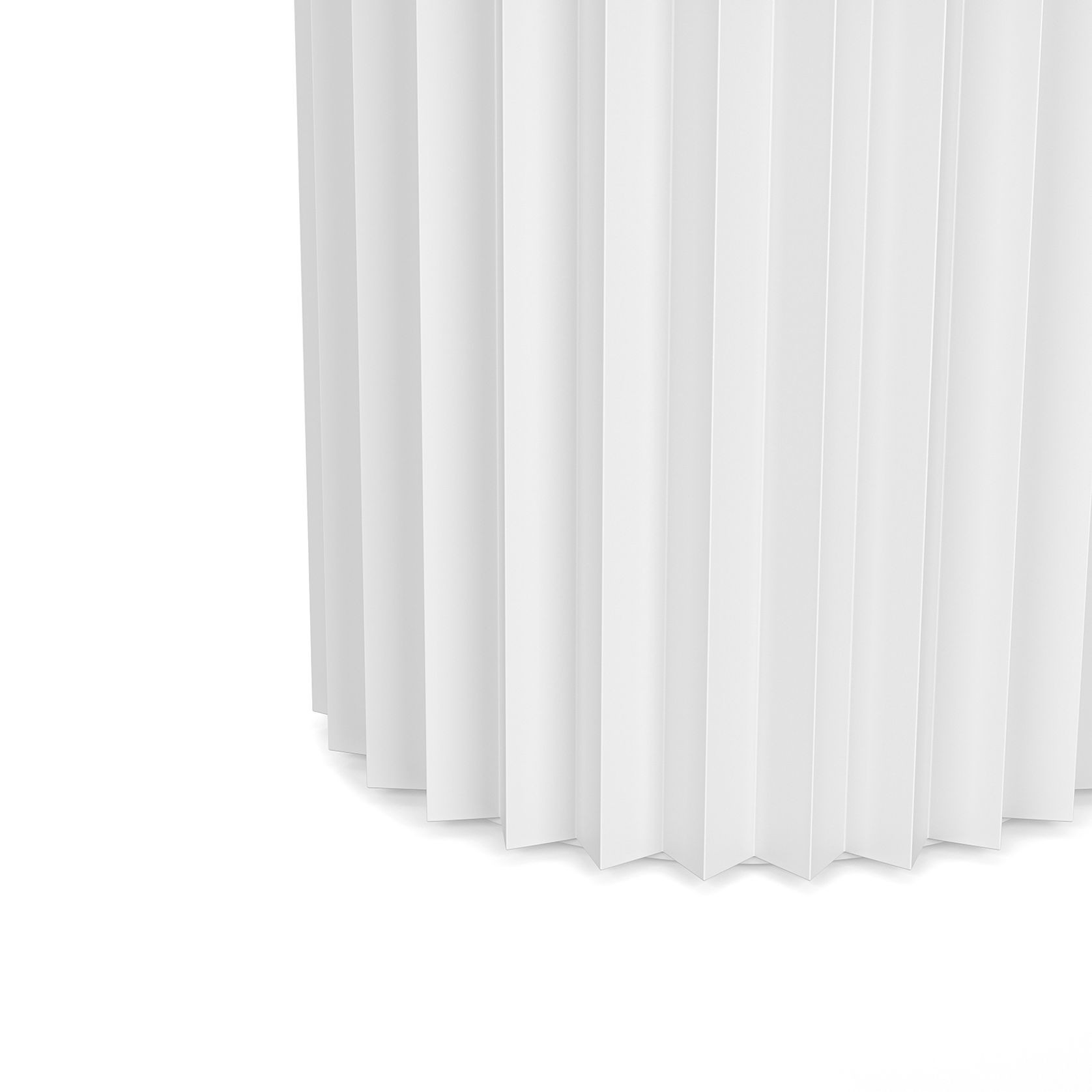 Kaei 120cm Round Fluted Pedestal Dining Table | White gallery detail image