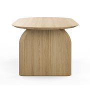 Arco 200cm Oval Oak Dining Table | Natural gallery detail image