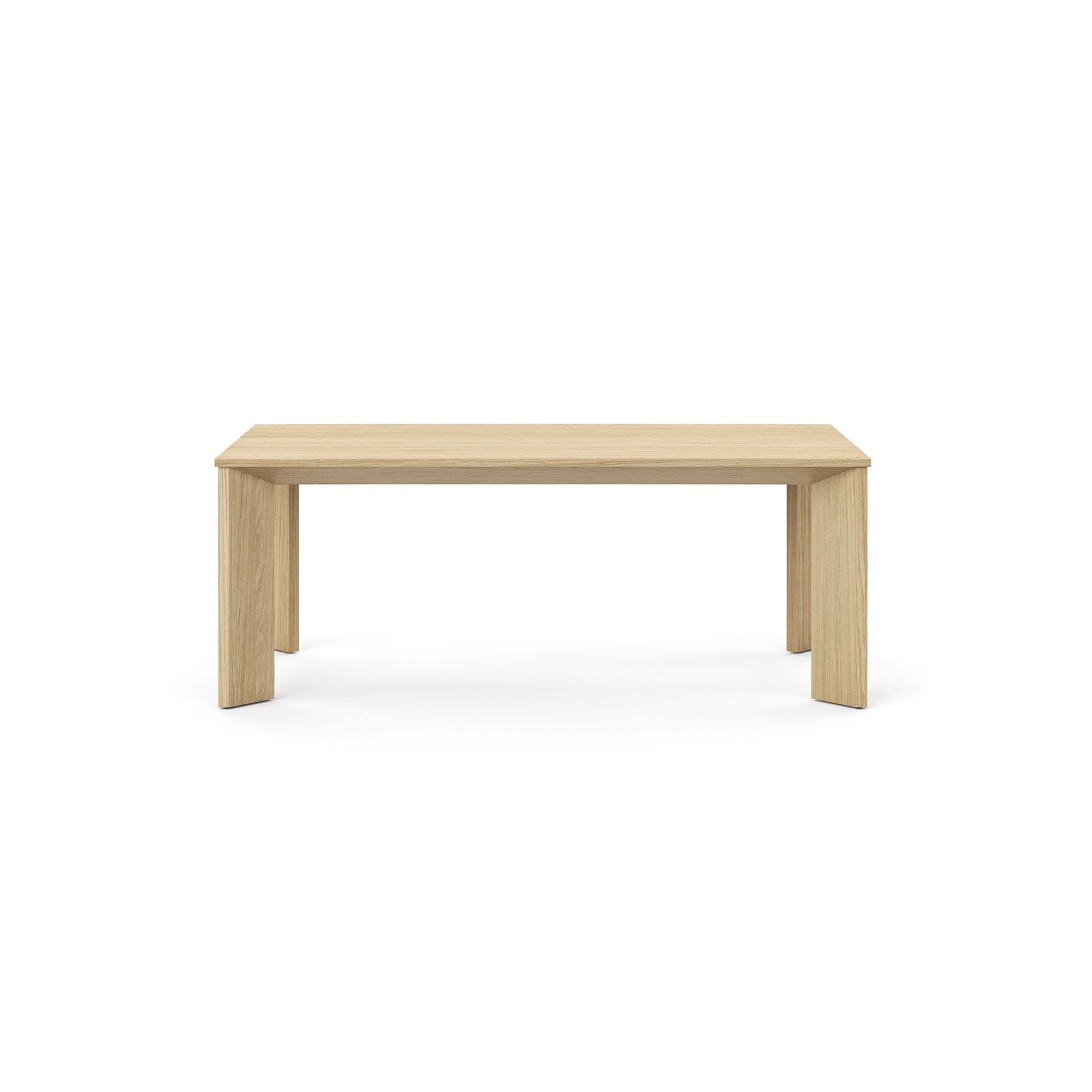 Edje 200cm Oak Dining Table | Natural gallery detail image