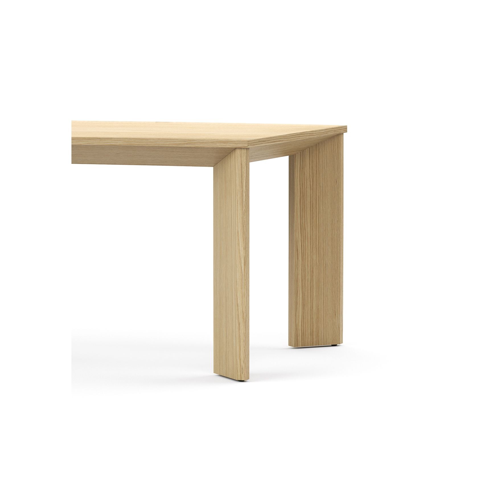 Edje 200cm Oak Dining Table | Natural gallery detail image