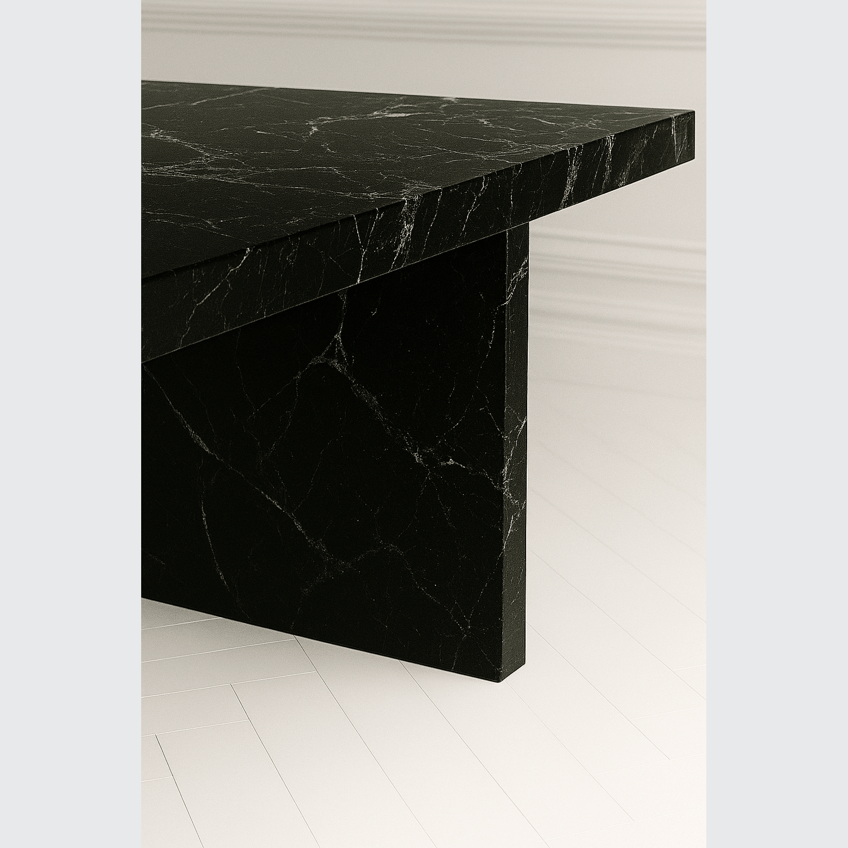 Sachi Dining Table - Nior Marquina Marble gallery detail image