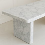 Sachi Dining Table - Carrara Marble gallery detail image
