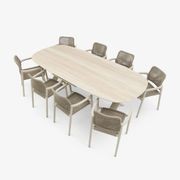 Albatros Organic Dining Table - Mocha gallery detail image