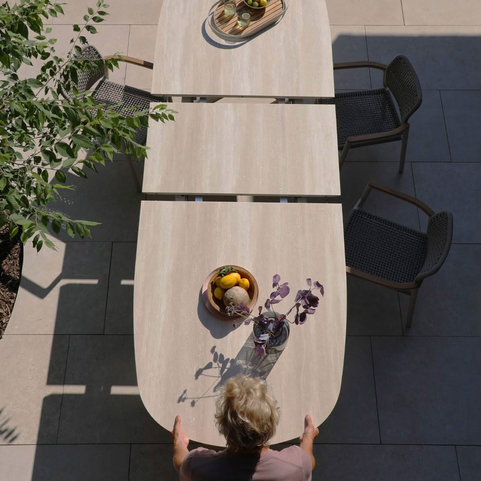Albatros Organic Dining Table - Mocha gallery detail image