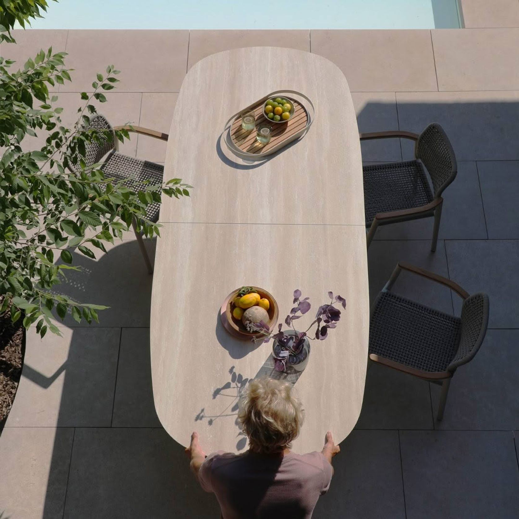 Albatros Organic Dining Table - Mocha gallery detail image