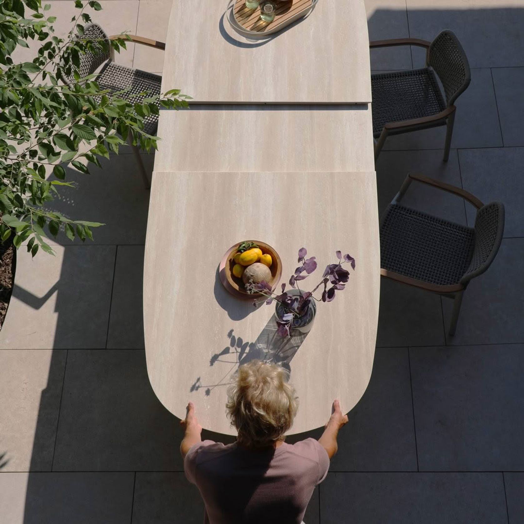 Albatros Organic Dining Table - Mocha gallery detail image