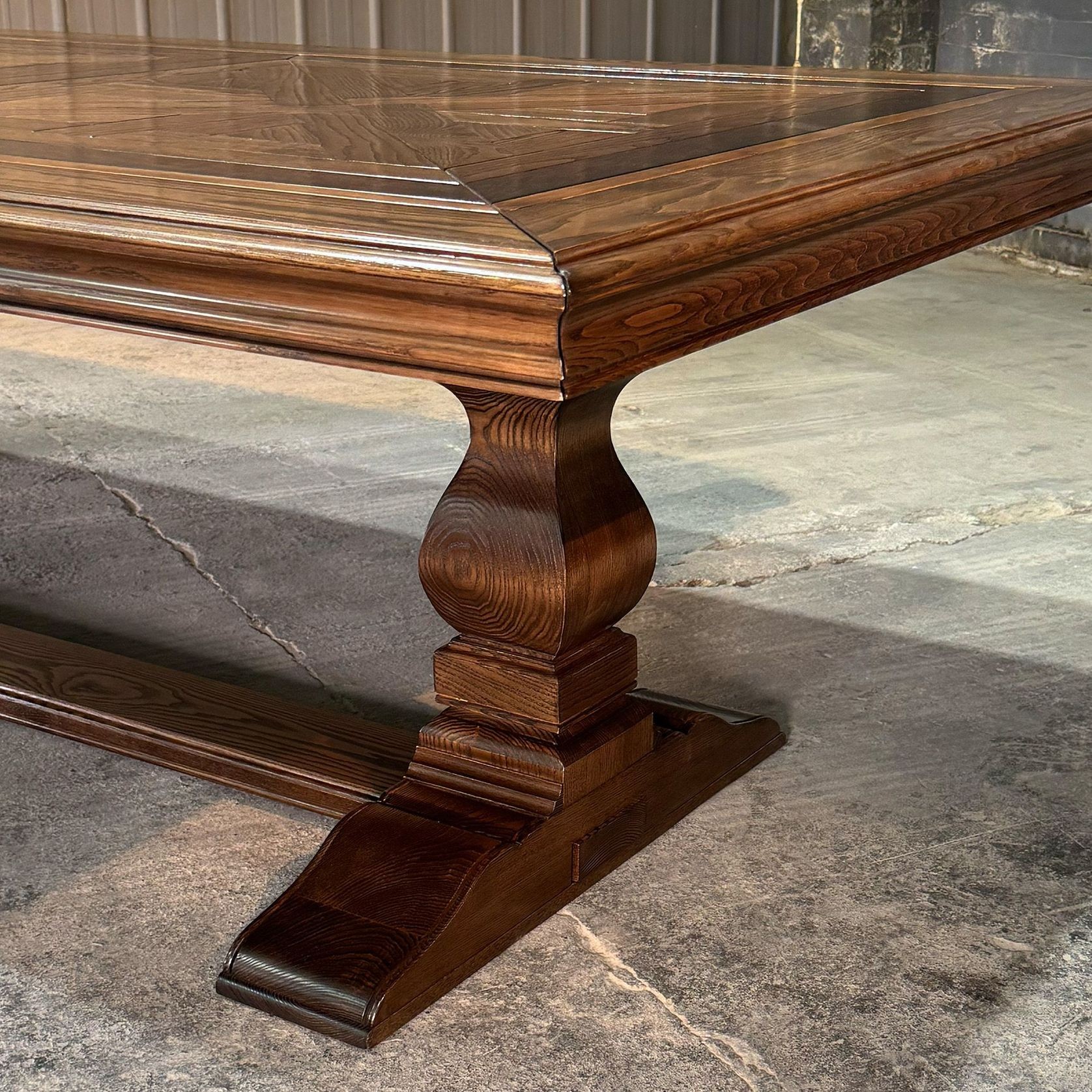 Bespoke Parquetry Dining Table gallery detail image
