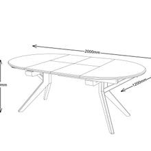 Casa Extendable Dining Table (120 - 200cm) | Natural gallery detail image