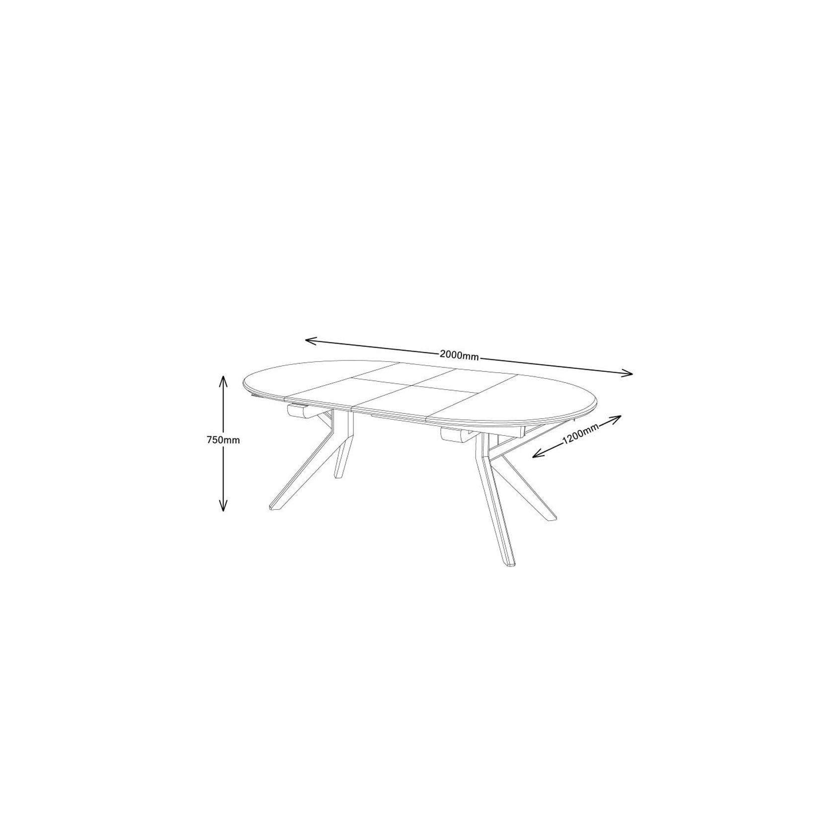 Casa Extendable Dining Table (120 - 200cm) | Natural gallery detail image