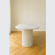 Oval Dining Table - Carrara Marble gallery detail image