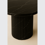 Oval Dining Table - Noir Marquina gallery detail image