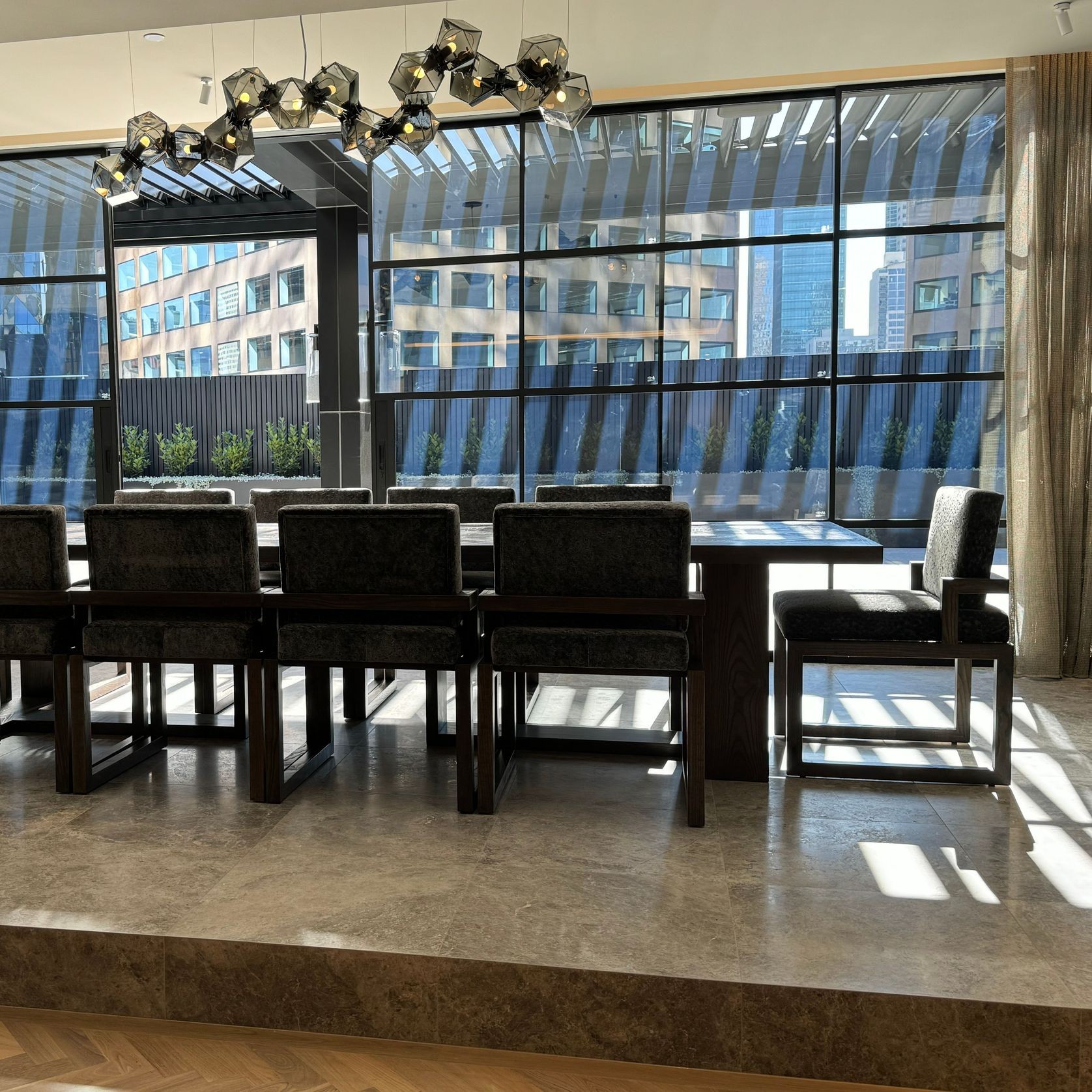 Parquetry Combinable Dining Table gallery detail image