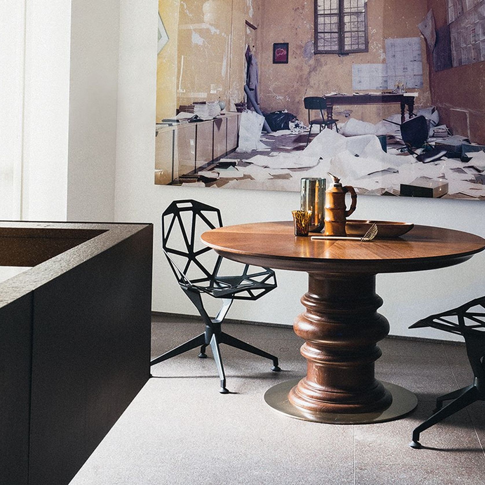 Edgar Round Dining Table gallery detail image