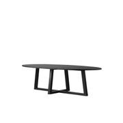 Black Ash Oval Dining Table gallery detail image