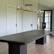 Extending Gathering Table — Stained Oak Wood gallery detail image