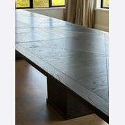 Extending Gathering Table — Stained Oak Wood gallery detail image