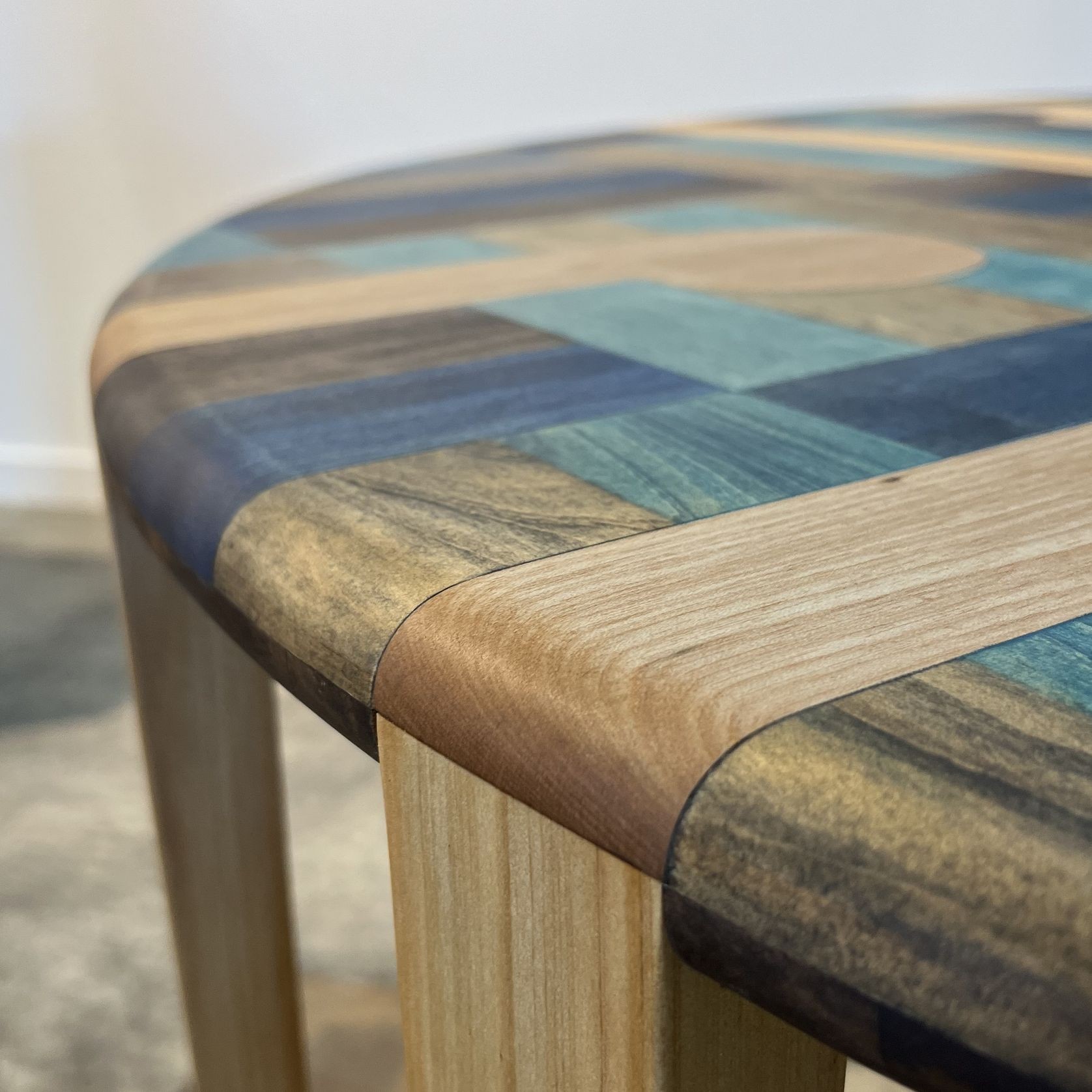 LETSWEAVE Dining Table — Reclaimed Kauri & Rimu gallery detail image