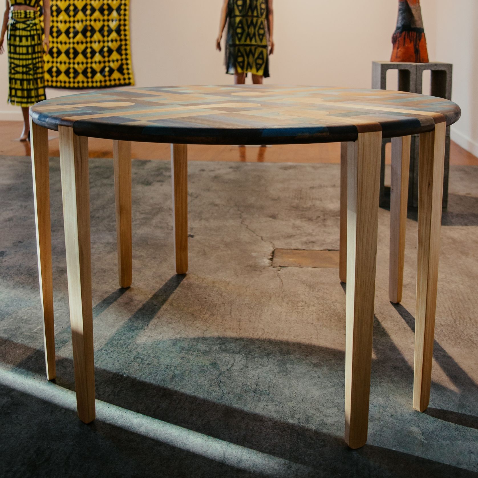 LETSWEAVE Dining Table — Reclaimed Kauri & Rimu gallery detail image