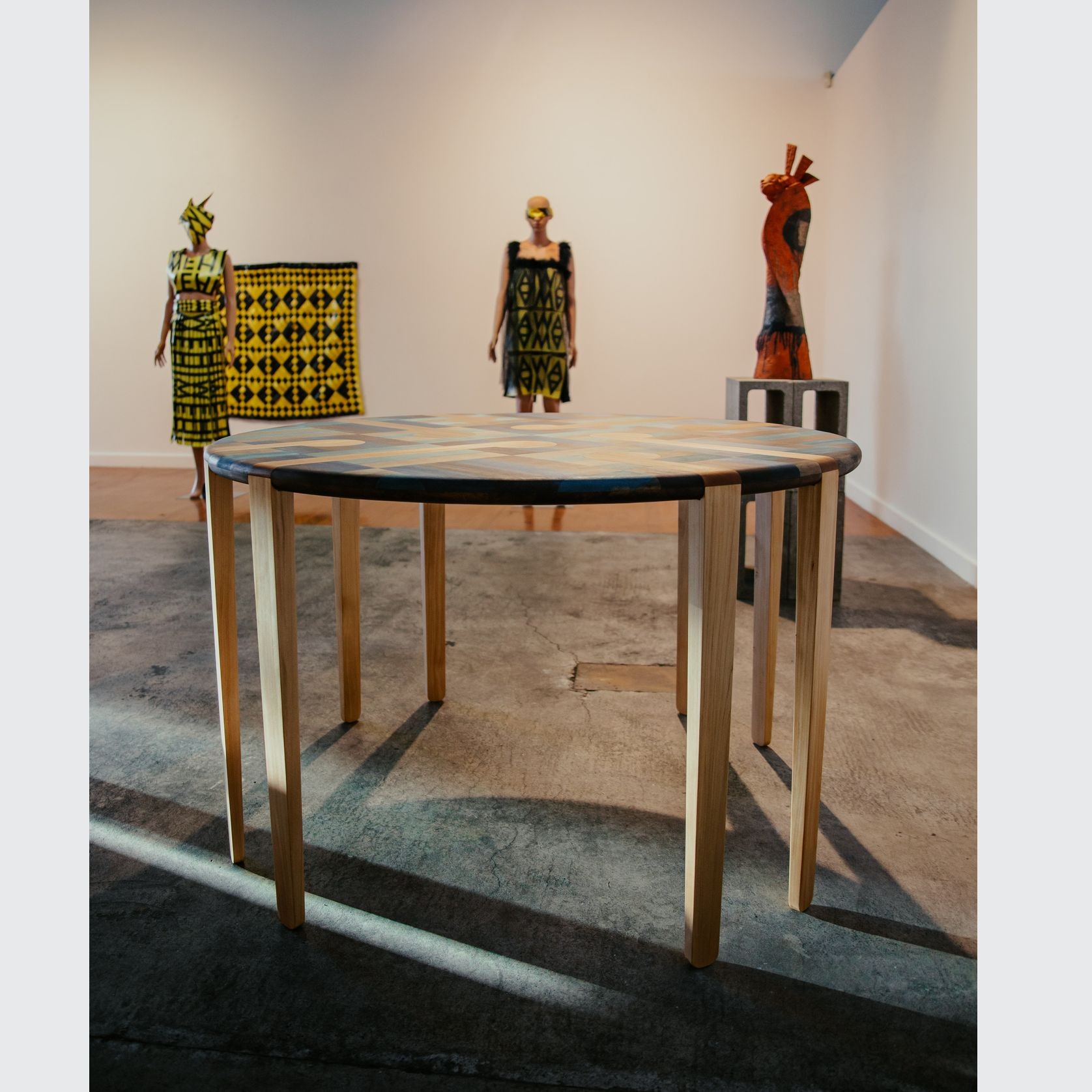 LETSWEAVE Dining Table — Reclaimed Kauri & Rimu gallery detail image