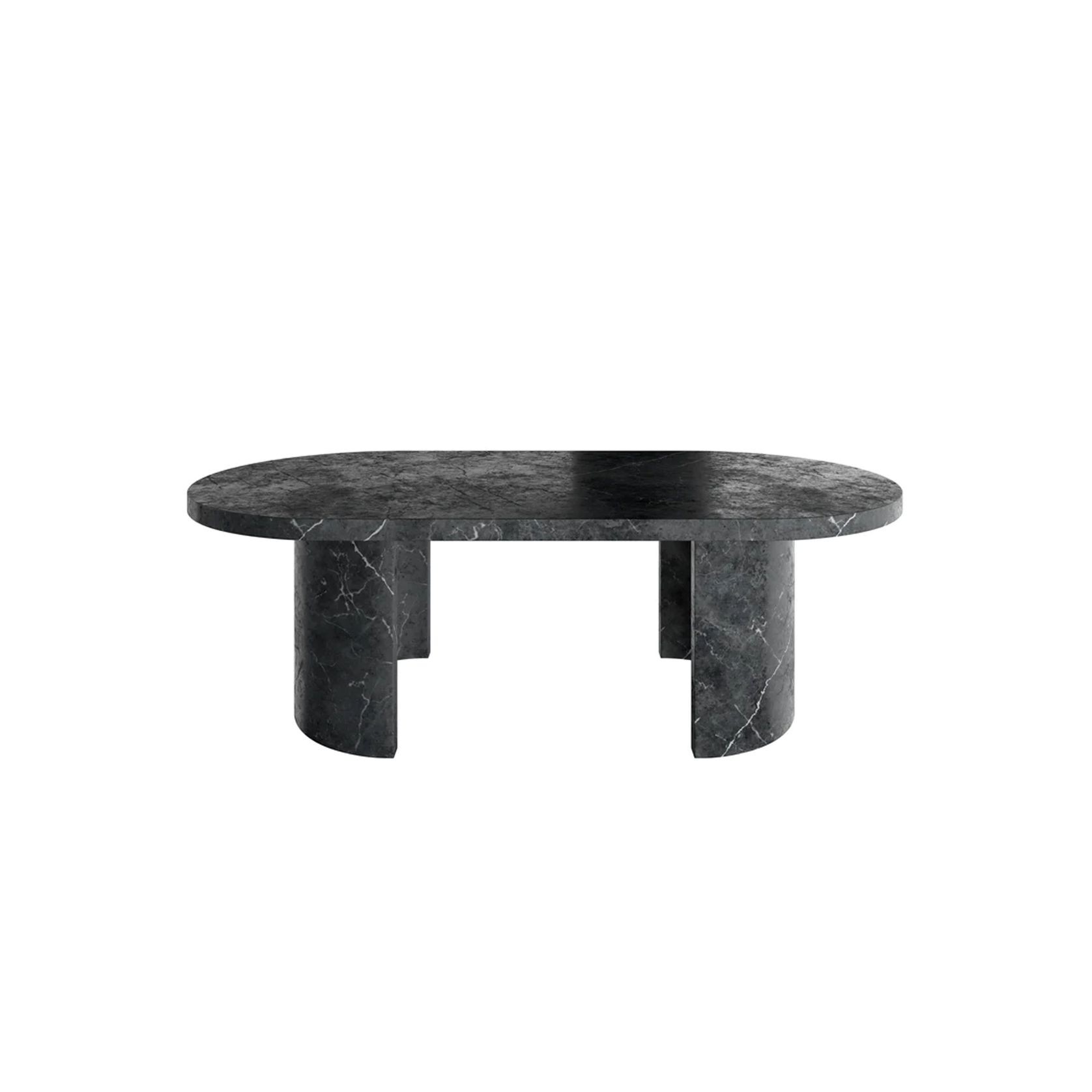 Zen Oblong Stone Dining Table gallery detail image