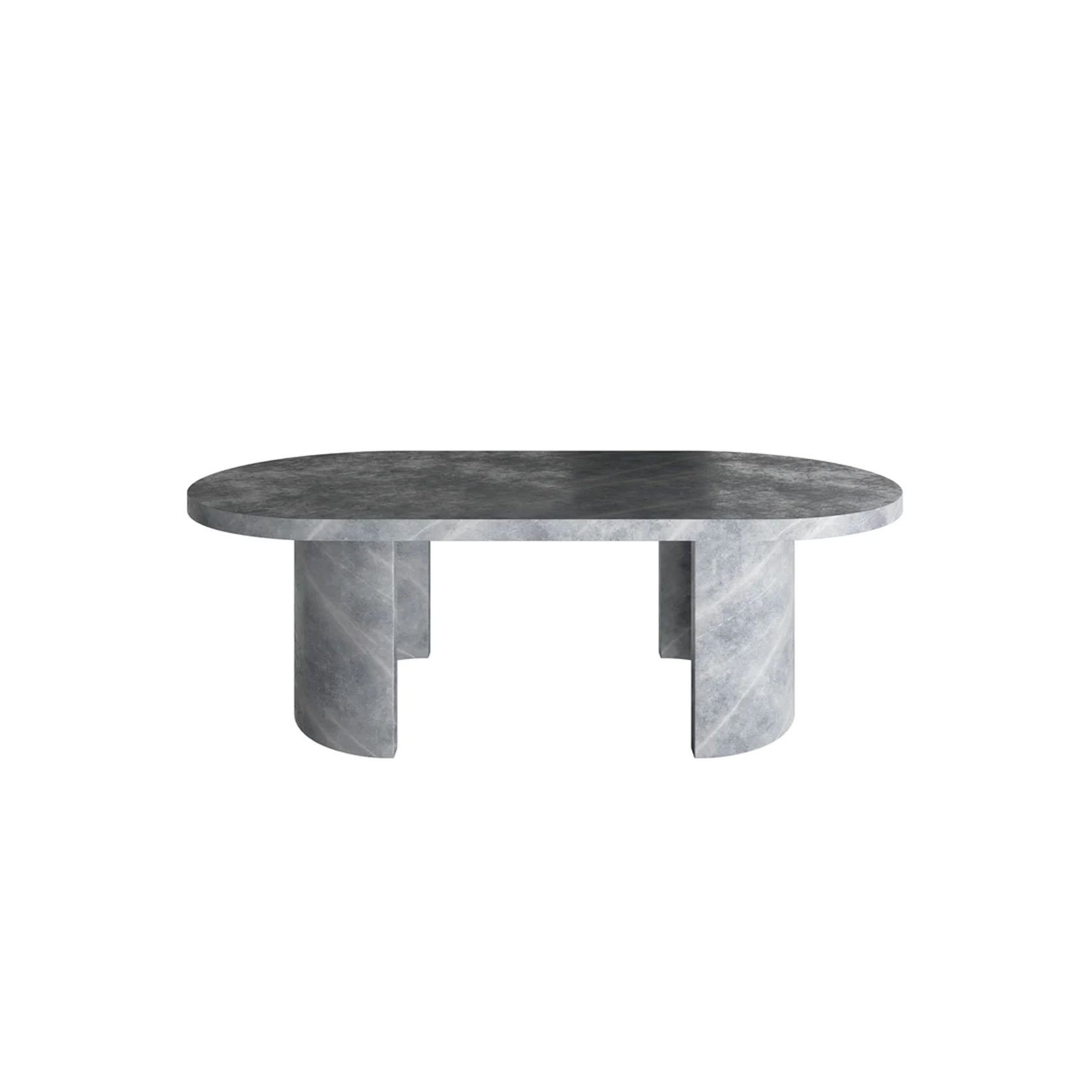 Zen Oblong Stone Dining Table gallery detail image