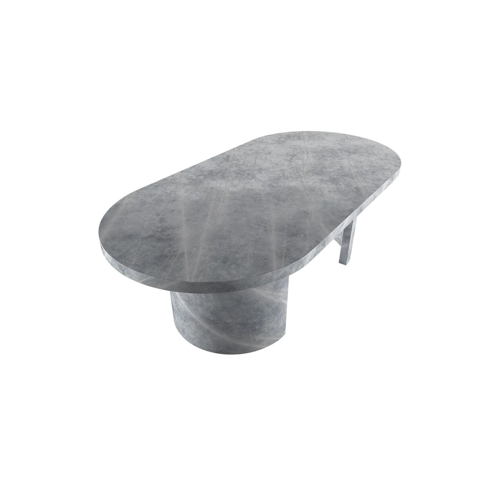 Zen Oblong Stone Dining Table gallery detail image