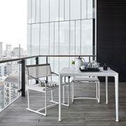 Mirto White Painted Square | Table gallery detail image