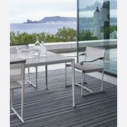 Mirto White Painted Square | Table gallery detail image