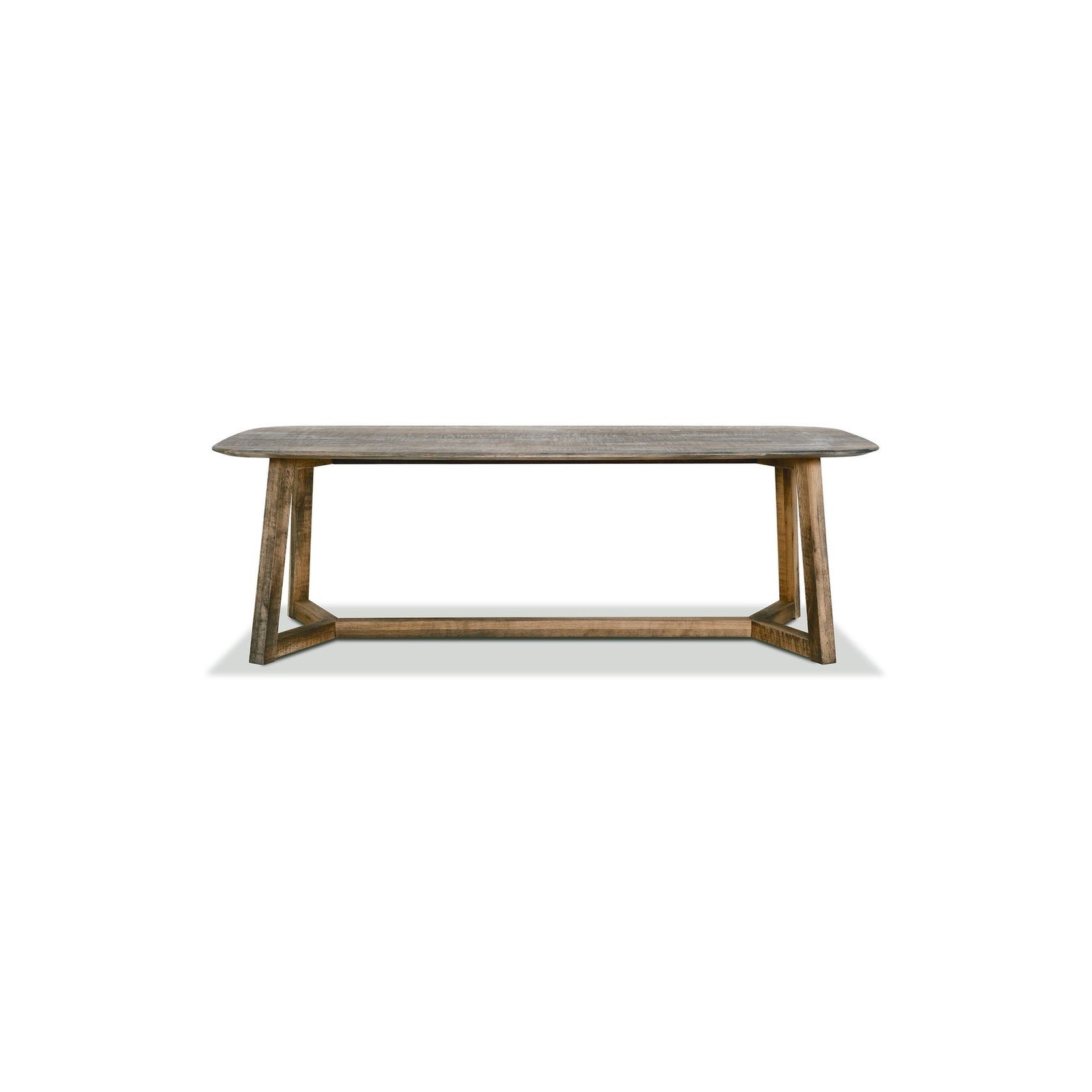 PURE Hawaii Dining Table 2.2m Rustic Oak Weathered gallery detail image