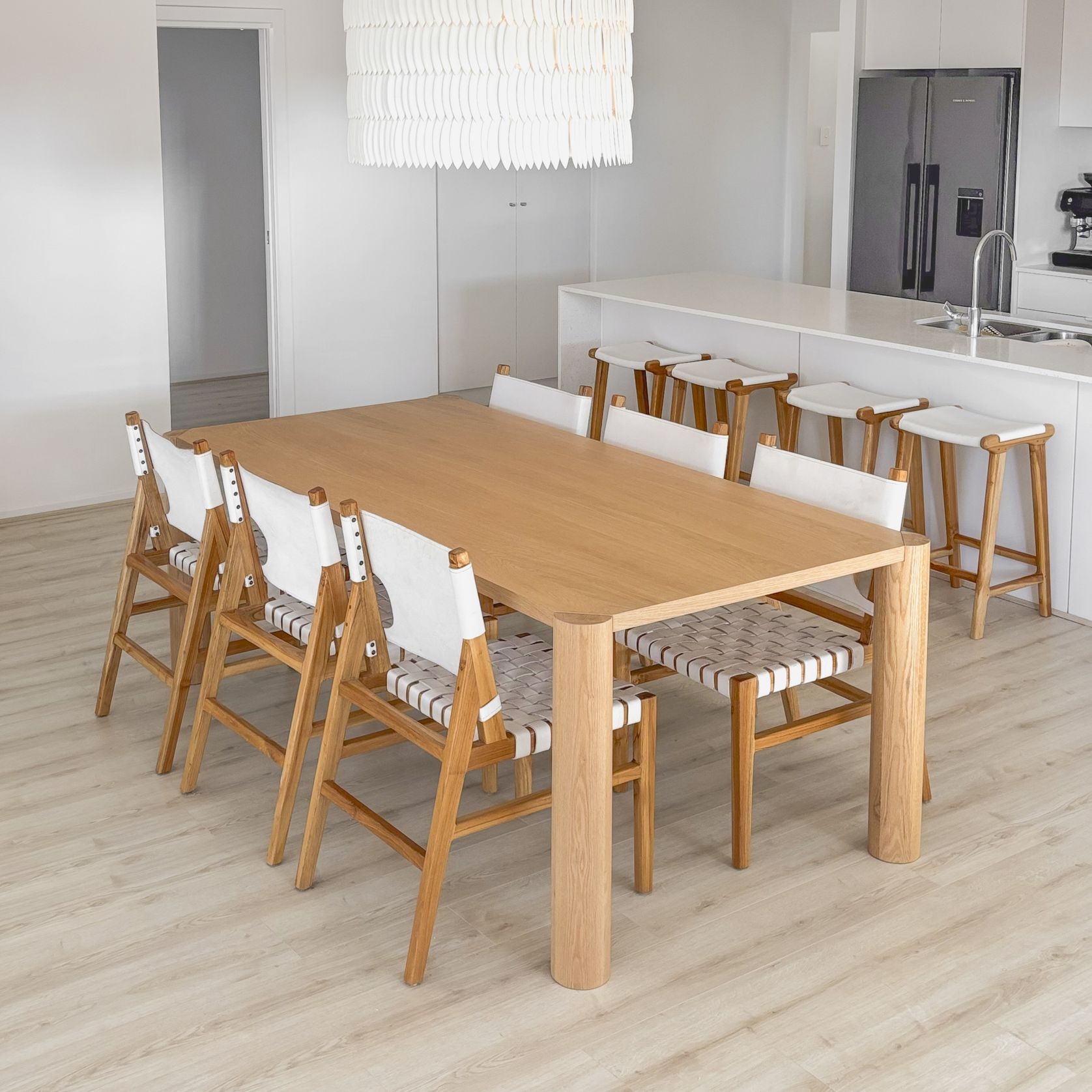 Cada 200cm Oak Dining Table | Natural gallery detail image