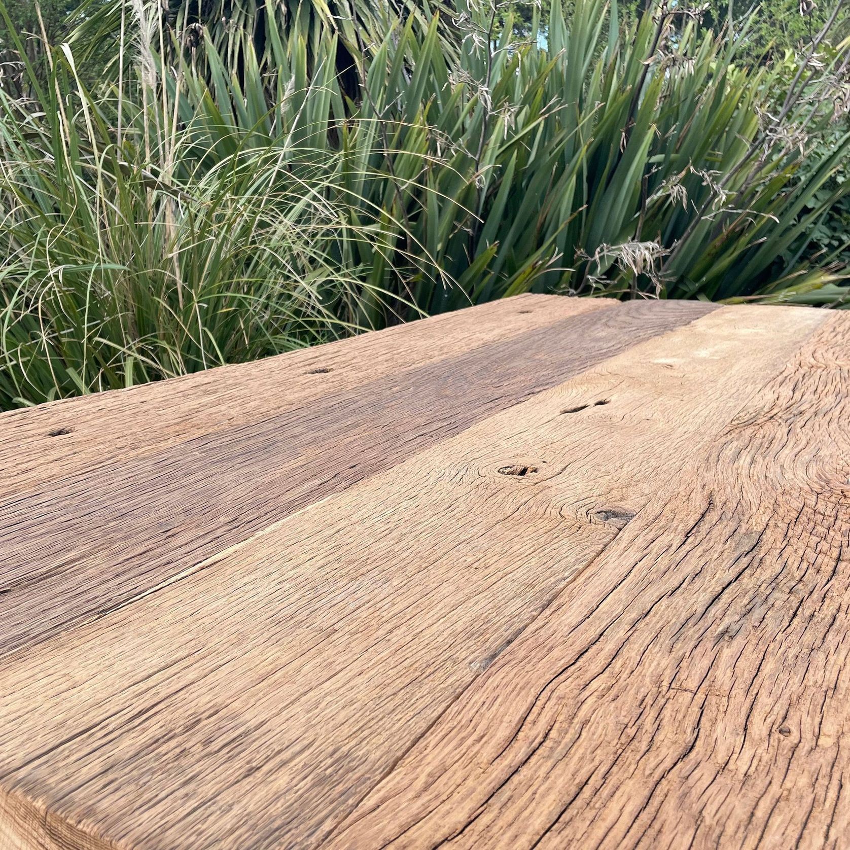 Rustic Farmhouse Antique Oak Dining Table gallery detail image