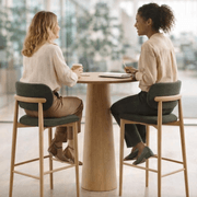 Circa High Bar Table - Round - Natural Ash gallery detail image