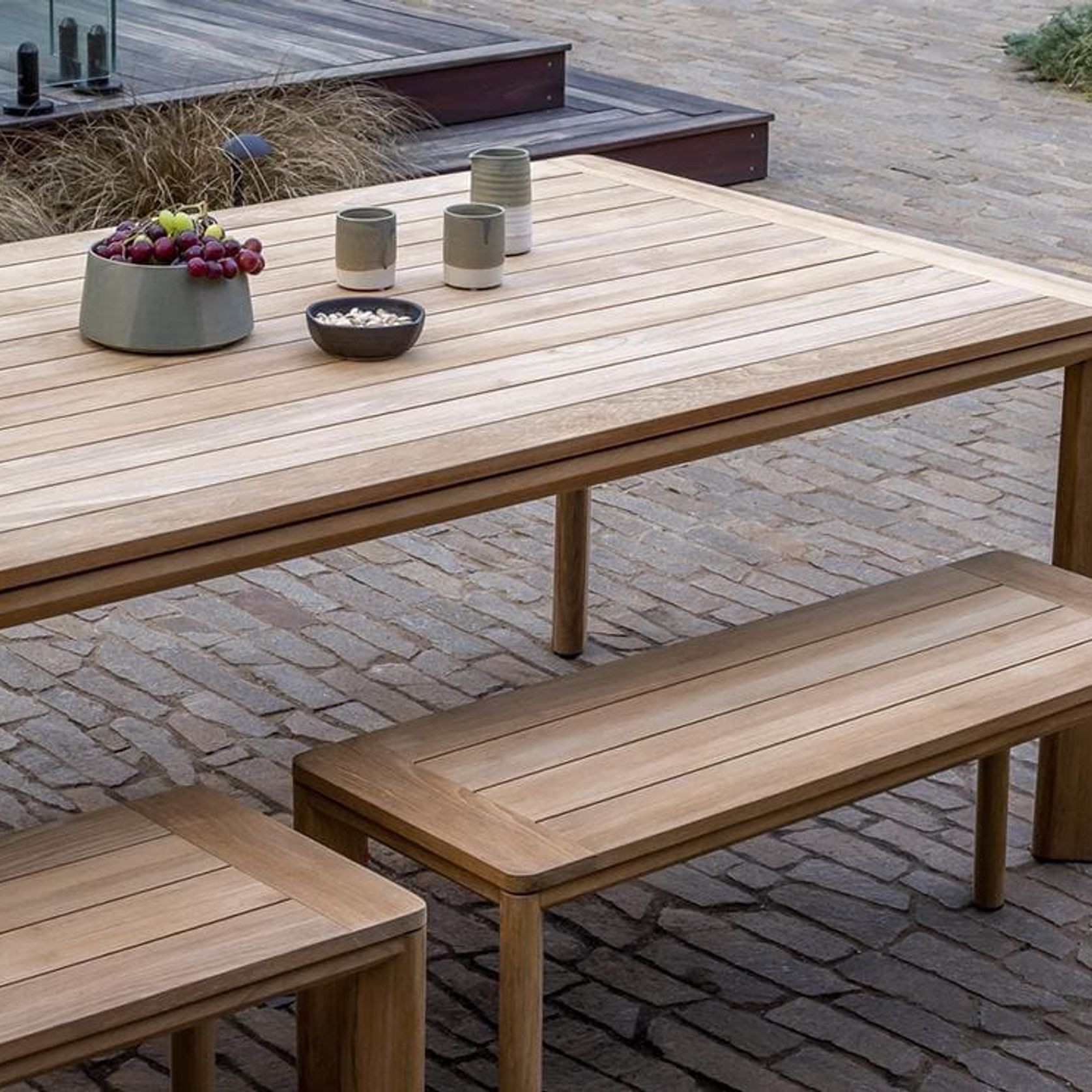 Addis | Teak Table gallery detail image