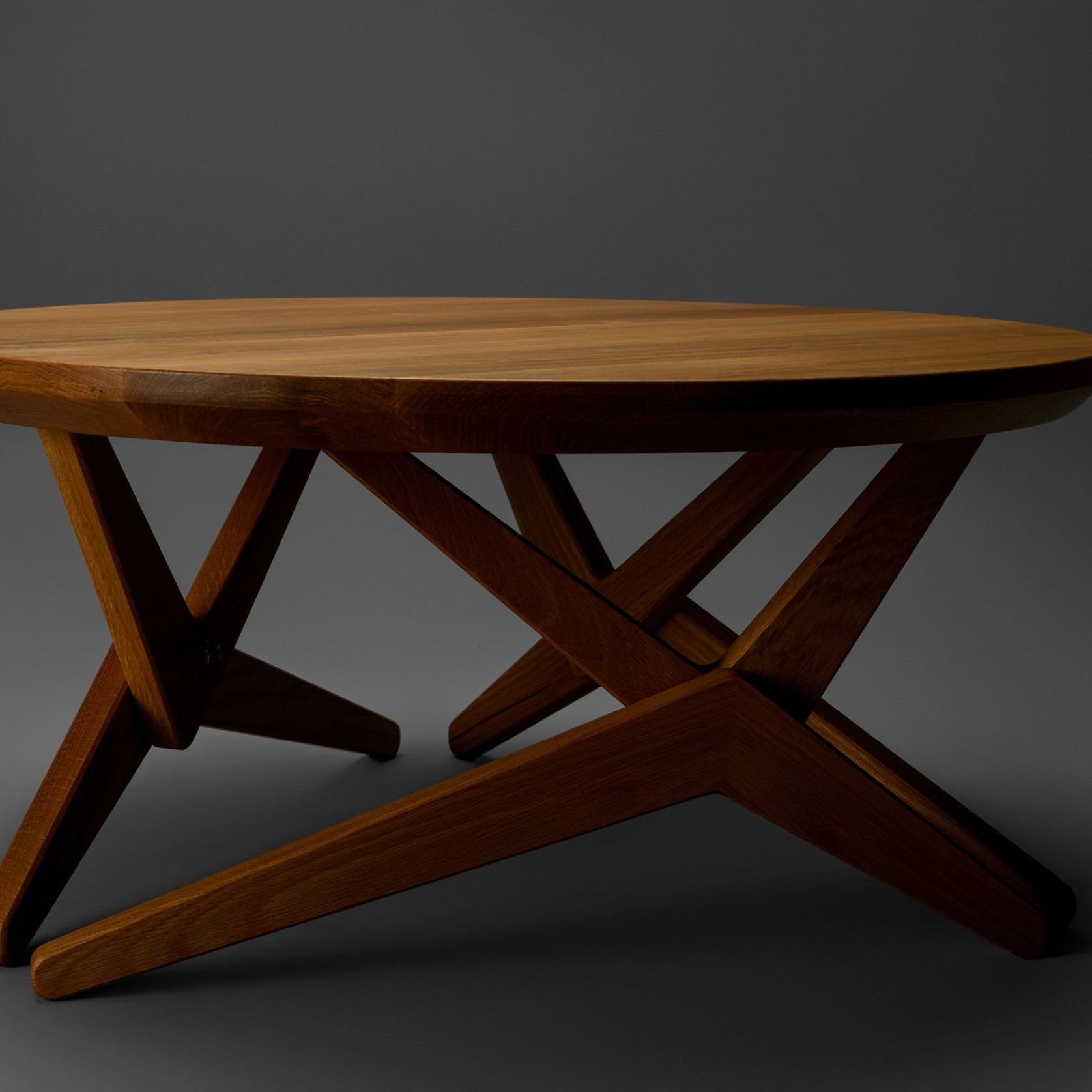 The Oak Fold Table — Solid Oak gallery detail image