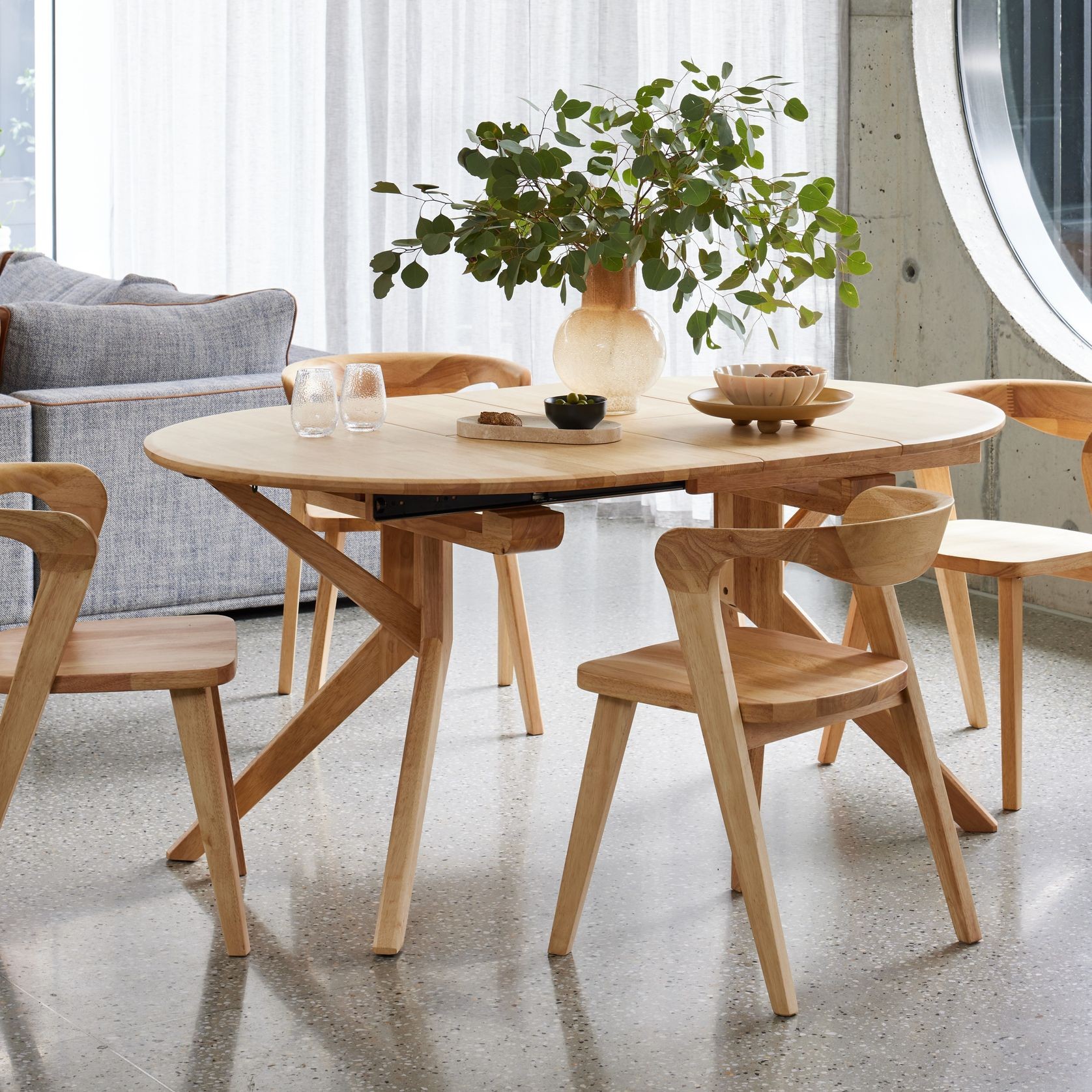 Casa Extendable Dining Table (120 - 200cm) | Natural gallery detail image