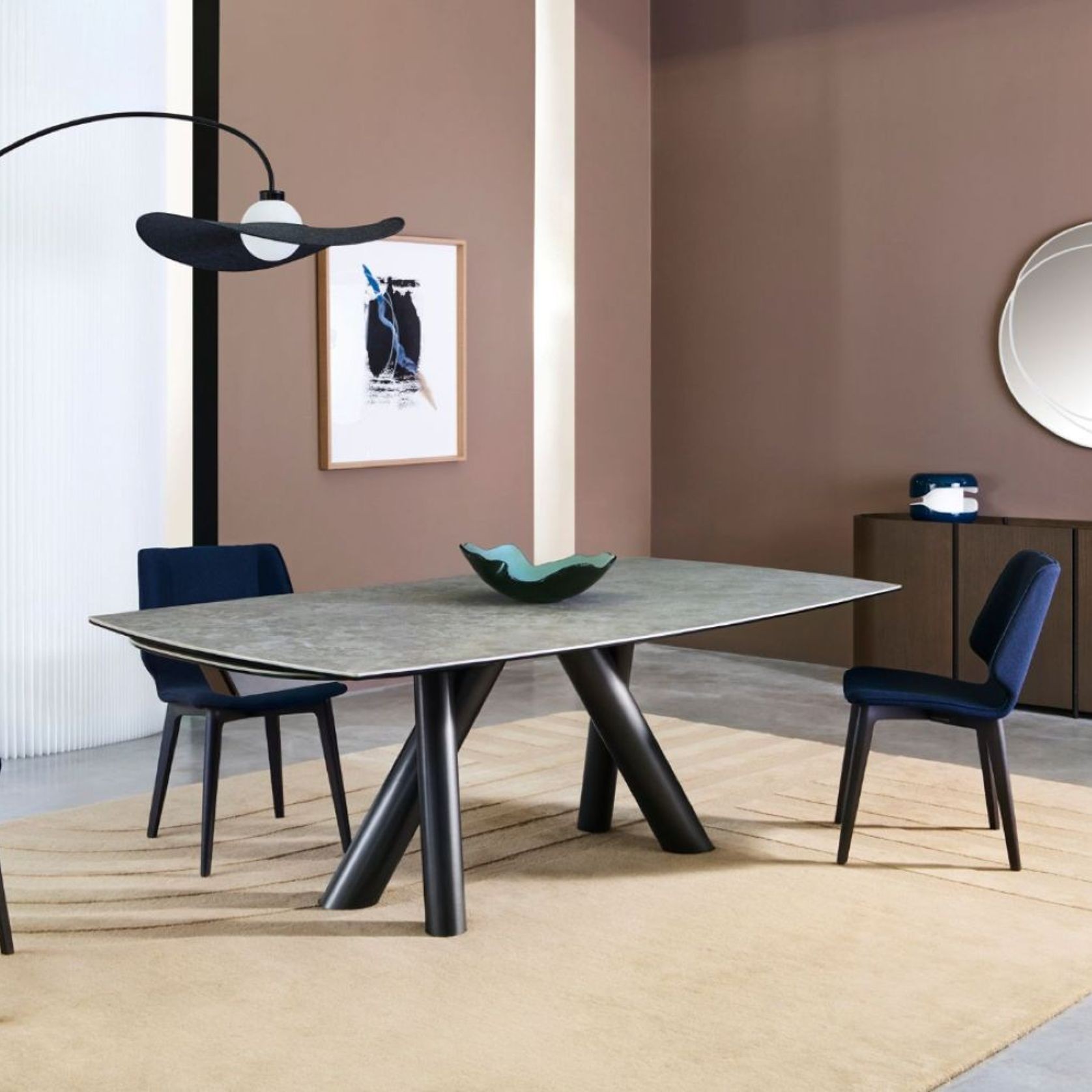 Ballet Oval Dining Table with Extensions gallery detail image