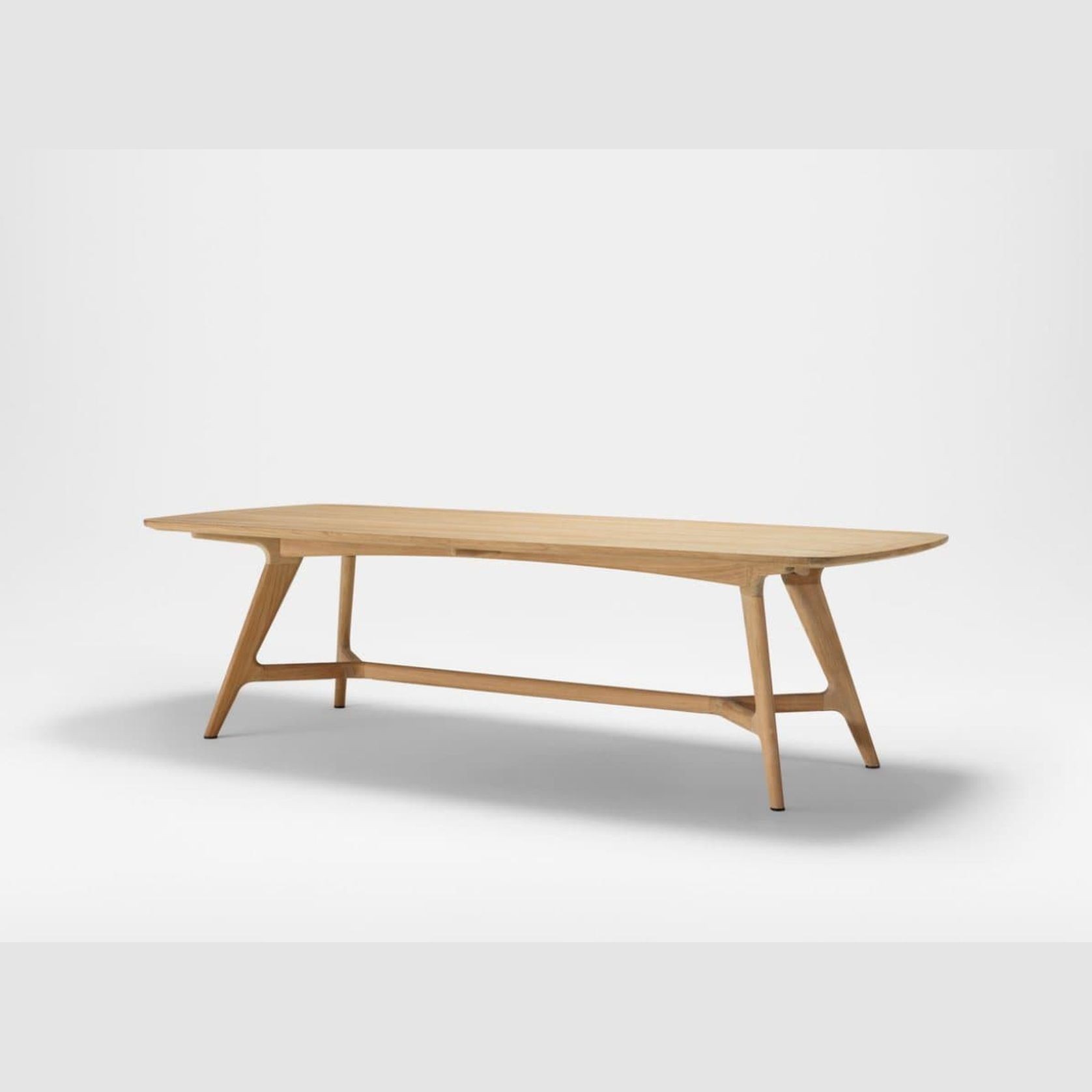 Forrest | Elliptical Teak Table gallery detail image