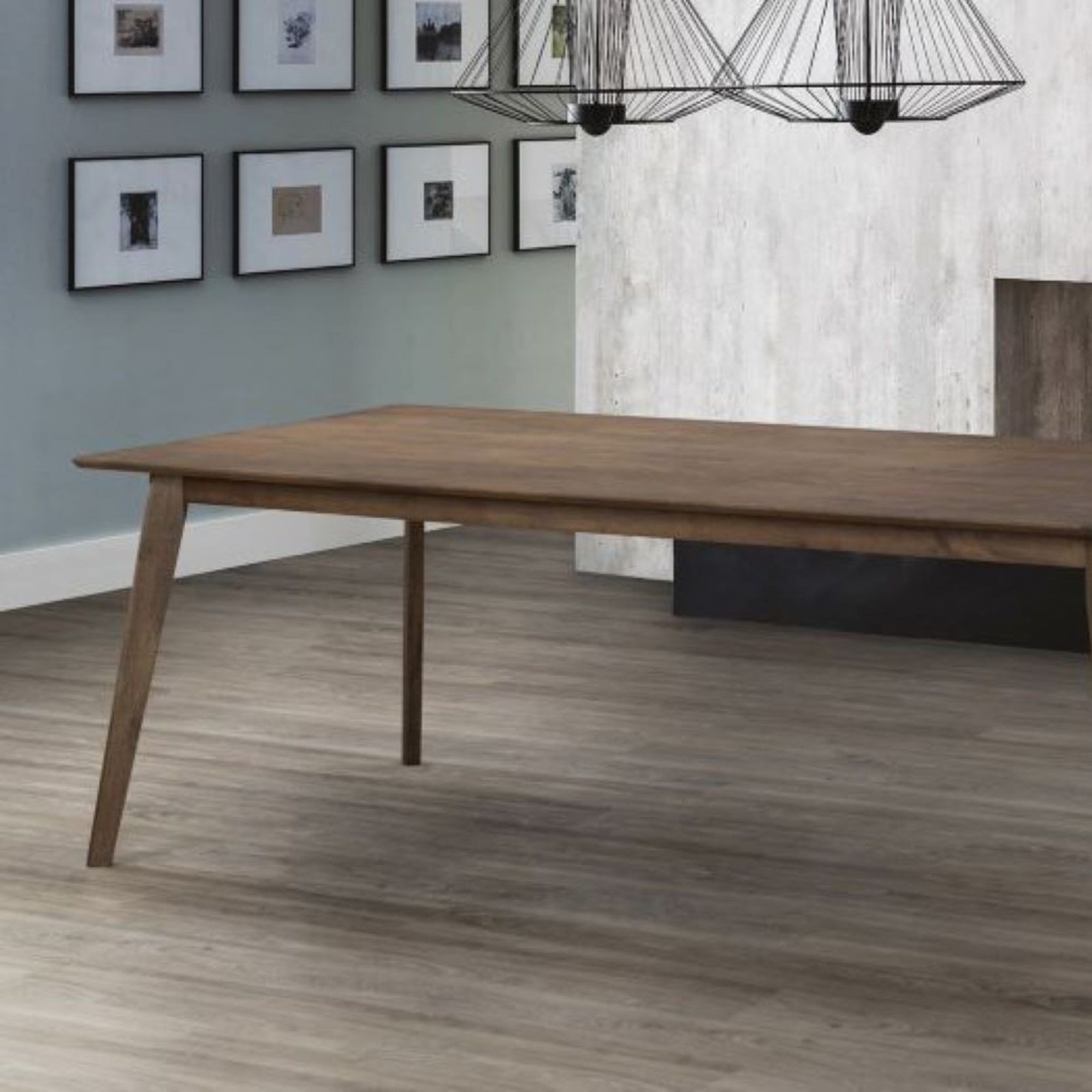 Franki Hardwood Dining Table | Walnut | 2000mm gallery detail image