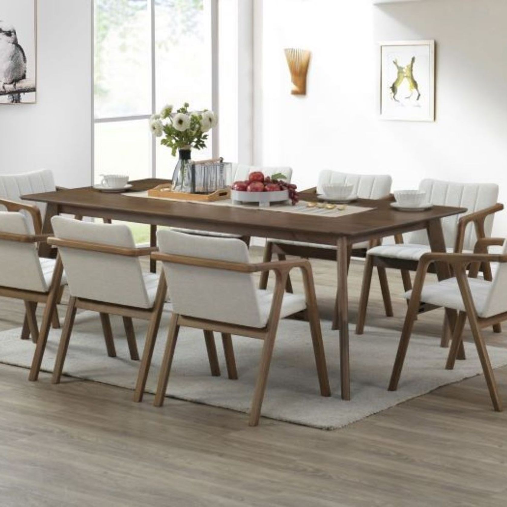 Franki Hardwood Dining Table | Walnut | 2000mm gallery detail image
