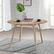 Franki Hardwood Round Dining Table | Natural gallery detail image