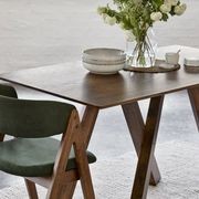 Gaudi Hardwood Dining Table | Rustic Walnut gallery detail image