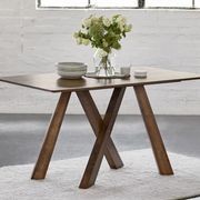 Gaudi Hardwood Dining Table | Rustic Walnut gallery detail image