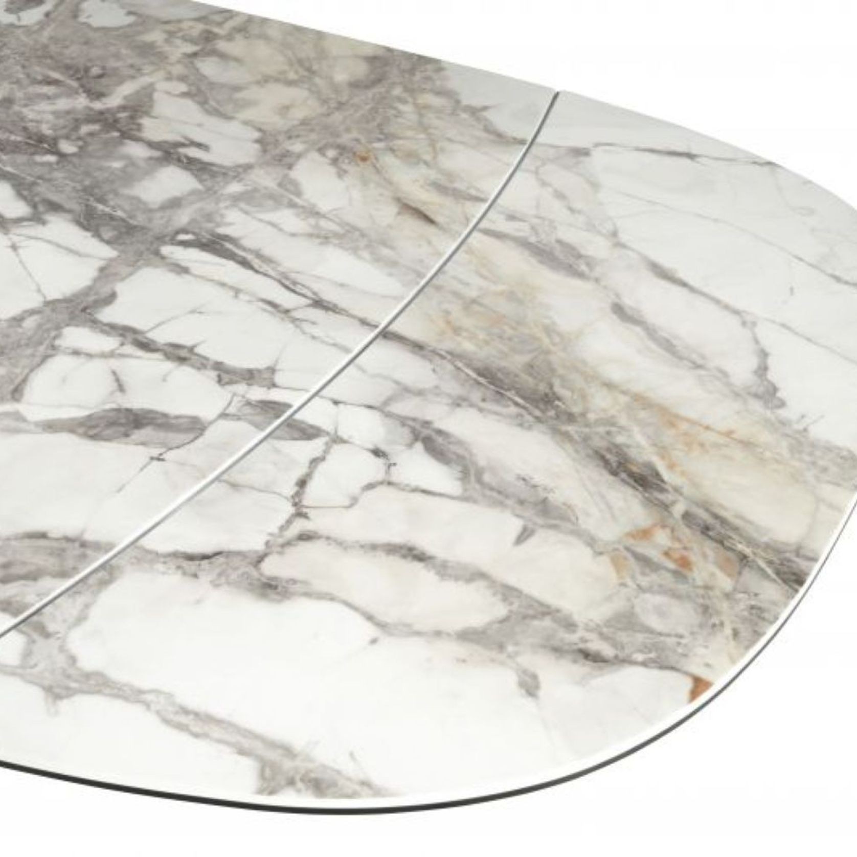 Deltalis Oval Dining Table with Extensions gallery detail image