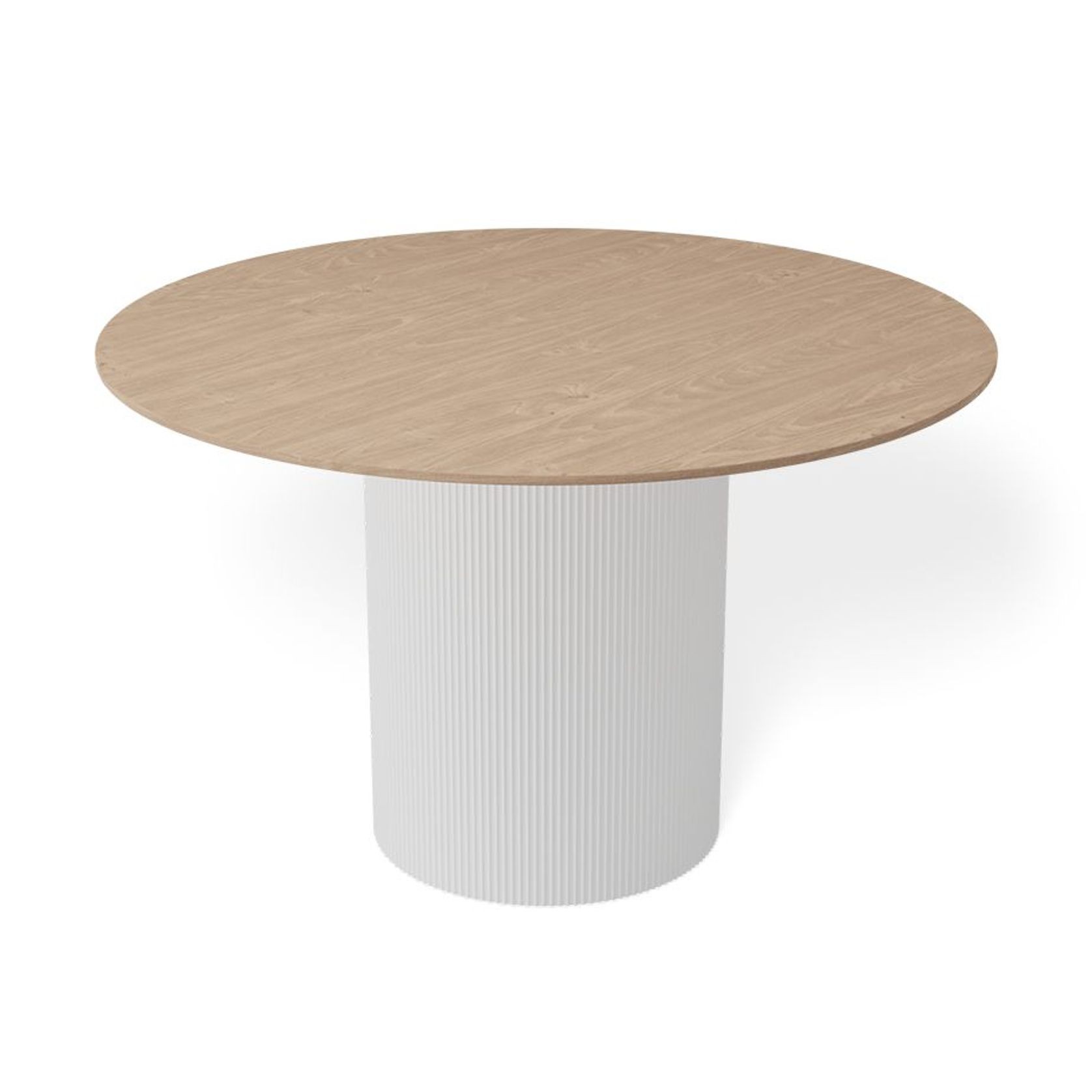 Mimi Dining Table - White - Natural - 120cm gallery detail image