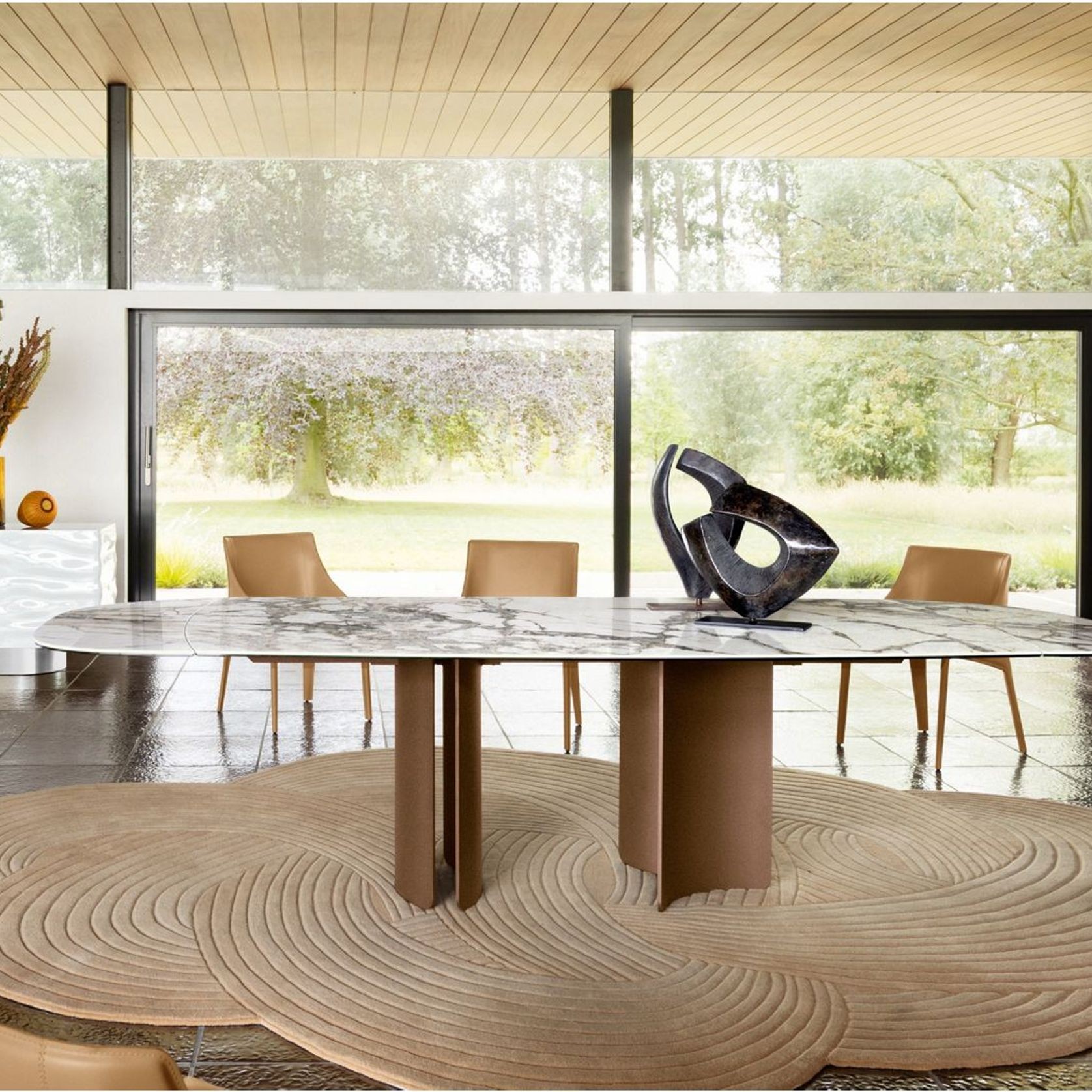 Deltalis Oval Dining Table gallery detail image
