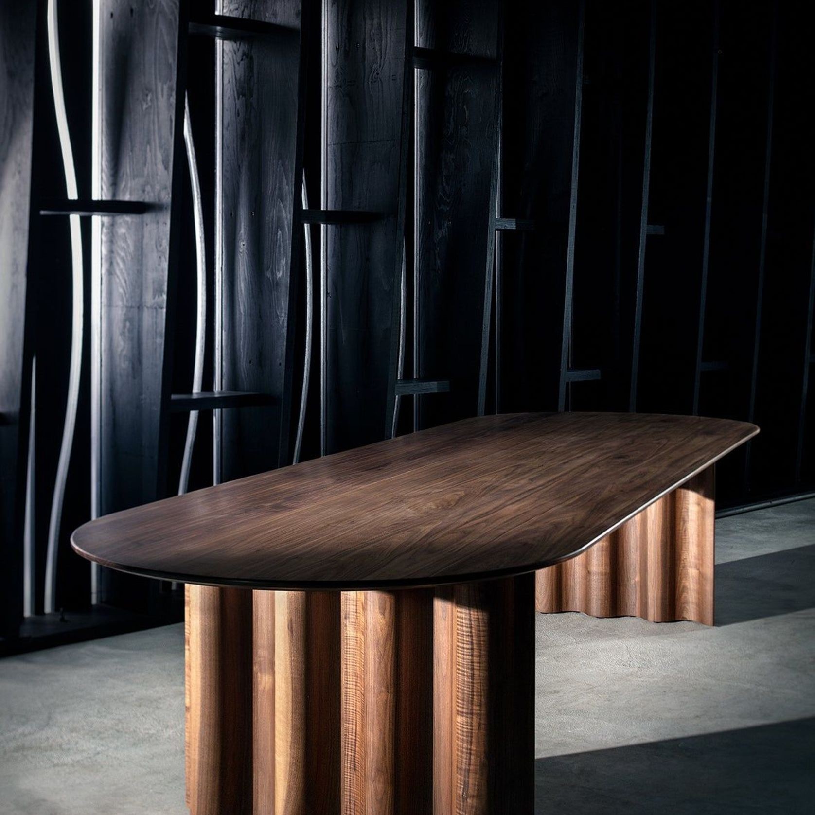 Curtain dining table gallery detail image